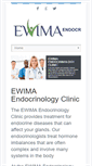 Mobile Screenshot of ewimaendocrinology.com