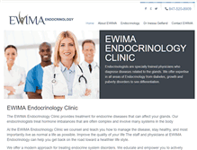 Tablet Screenshot of ewimaendocrinology.com